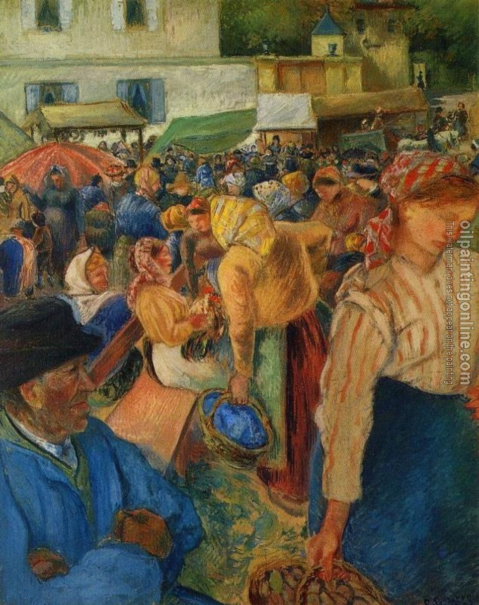 Pissarro, Camille - Poultry Market, Pontoise